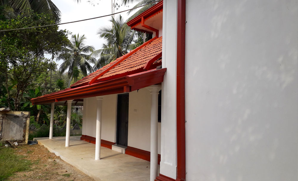Temple renovation work omatta lotus foundation