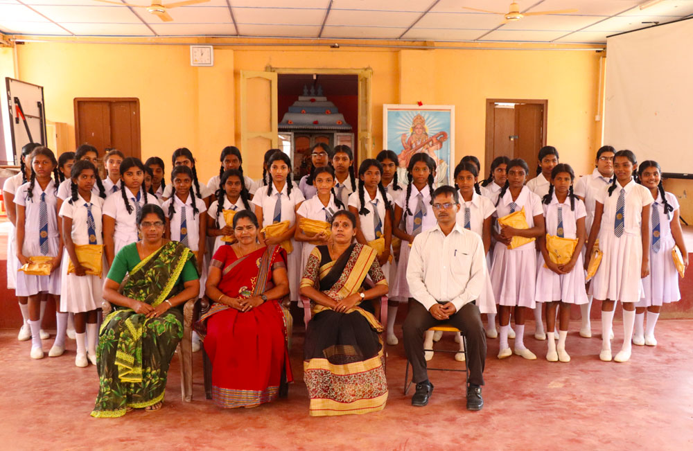 Mentoring programme at girls college lotus foundation